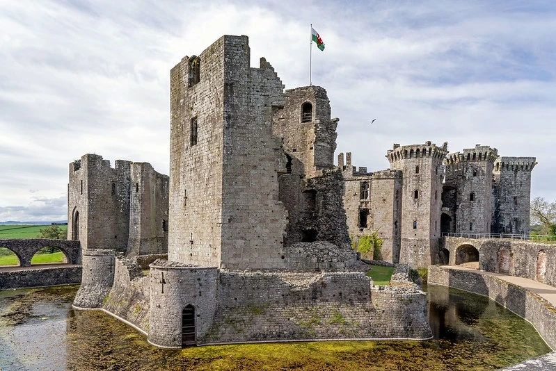 Raglan Castle by adeshfr